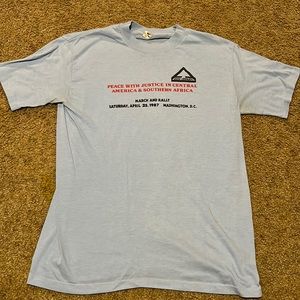 1987 release the children Washington DC march and rally shirt